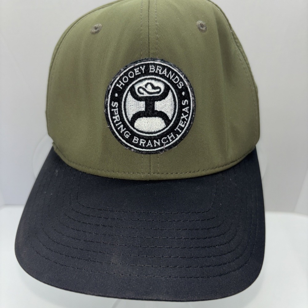 Hooey Mens "Primo" Snapback Cap Olive/Black Size Sm-Med‎